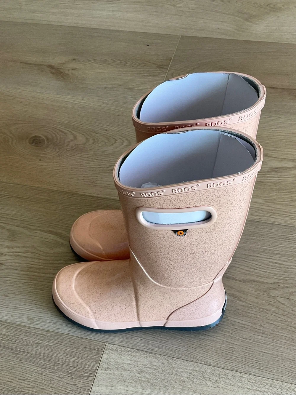 Bogs Kids Rose Pink Pull-On Rain Boots